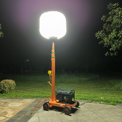 High Power Led Telescoping Light Tower 1400W Ballon Outdoor Tower Lampen Voor Industrieel