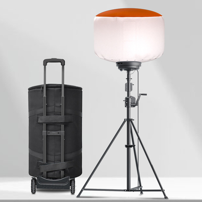 AC220V Draagbaar Led Werklicht 1400W Werkplek LED Ballon Light Tower Voor Wetshandhaving
