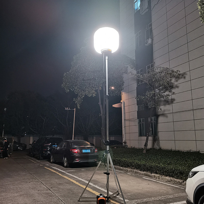 Witte uitstralende kleur LED-ballonlicht voor evenementenverlichting Draagbare waterdichte toren