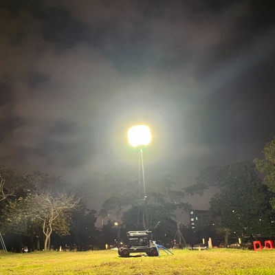 Snelle installatie handig voor mijnbouw 1400W IP65 ballon werk licht op mobiele lichttoren
