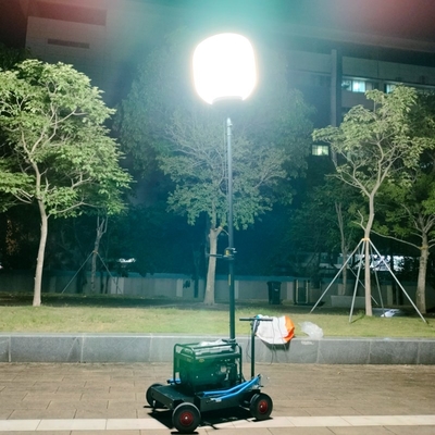 1400W Hoge helderheid Glare Free Ballon Light Tower Tripod voor de bouw Mining