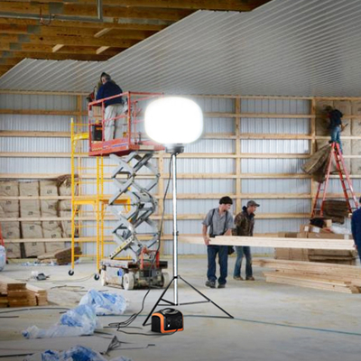 120W AC 90-305V Spanning LED Ballon Work Light Tower voor eenvoudige snelle installatie en mobiel