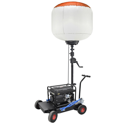 Telescopische LED-ballonlichttoren 1400W mobiele lichttorenlamp voor bouwterreinen