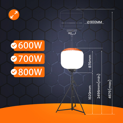 700W Led Ballon Lampen 112000lm Buiten Toren Licht Voor Industriële Verlichting