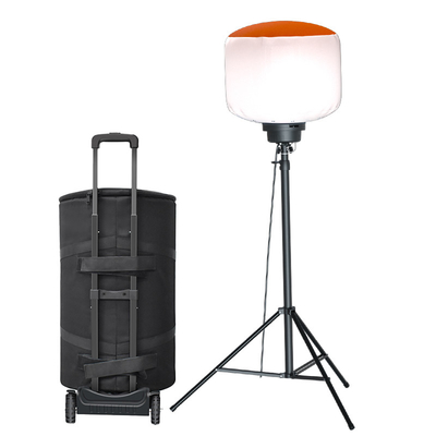 Evenementen Telescopisch sleepbare lichttoren 500W LED ballon mobiele lichttoren voor grote evenementen