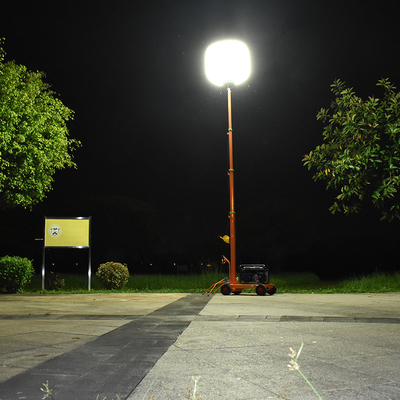 AC220V Draagbaar Led Werklicht 1400W Werkplek LED Ballon Light Tower Voor Wetshandhaving