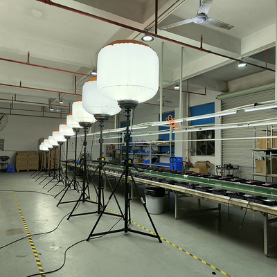 AC220V Draagbaar Led Werklicht 1400W Werkplek LED Ballon Light Tower Voor Wetshandhaving