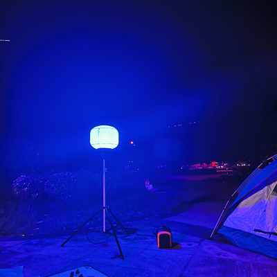 Batterij aangedreven ballon lichttoren 100W RGB LED werk Led lamp voor feesten