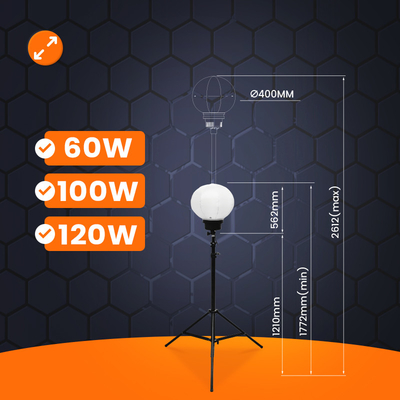 120W Led RGB Ballon Light Tower Versatile Draagbare Lichttoren Voor Outdoor Event