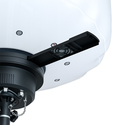 Draagbare LED-ballonlicht 320W Mobiele lichttoren voor binnenbouw