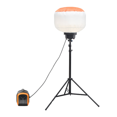 Draagbare LED-ballonlicht 320W Mobiele lichttoren voor binnenbouw