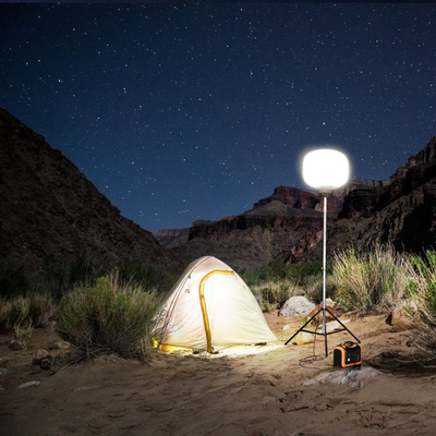 Op batterijen aangedreven LED-ballonlampen 100 Watt Led-werklicht voor incidenten