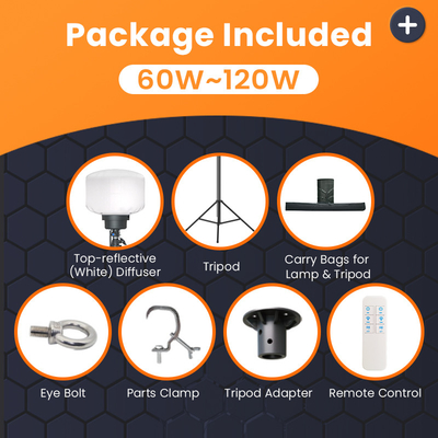 Buiten LED-ballonlicht 120W 150W Mobiele lichttoren voor feesten
