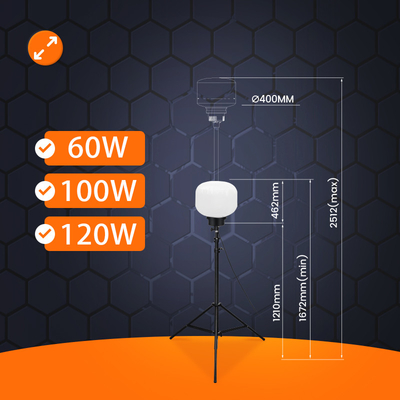 Buiten LED-ballonlicht 120W 150W Mobiele lichttoren voor feesten