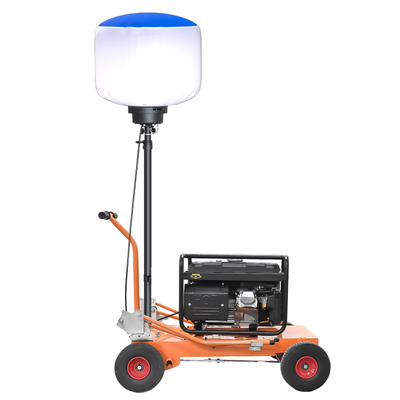 Handpush Ballon Light Cart Mobile Light Tower Generator Lighting Cart