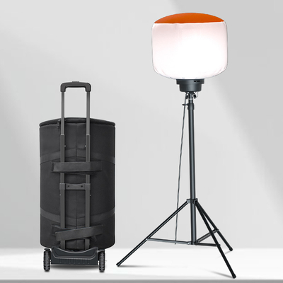 Evenementen Telescopisch sleepbare lichttoren 500W LED ballon mobiele lichttoren voor grote evenementen
