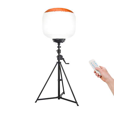 Draagbaar Draagbaar 800W Ballon Light Tower Hoog licht voor bouwplaatsen Wegwerken Tijdelijk werk licht
