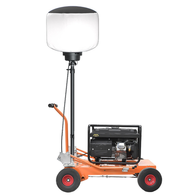 AC90-305V 96000 Lumens LED-werklichttoren op een driepoot van 3,8 m voor tijdelijke constructie