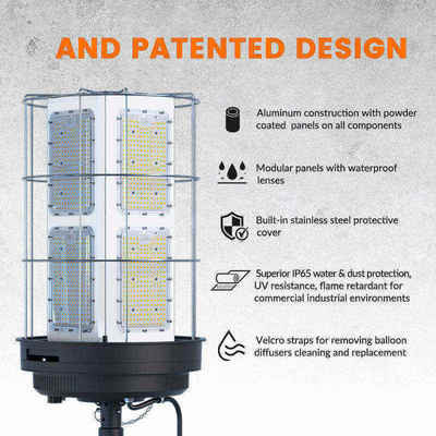 Groothandel Leverancier 36W Outdoor LED Schijnwerper Verstelbare Spot met Uitschuifbare Arm voor Buitencamping