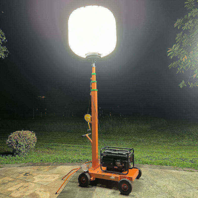 800W Draagbare LED Ballon Lichtmast 128000lm IP65 360° Verlichting