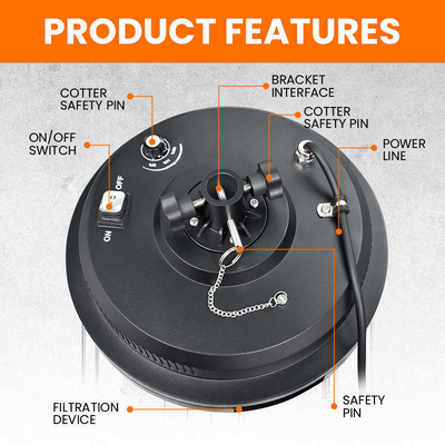 500W LED Ballonlamp IP65 50000 uur 160lm/W AC90-305V